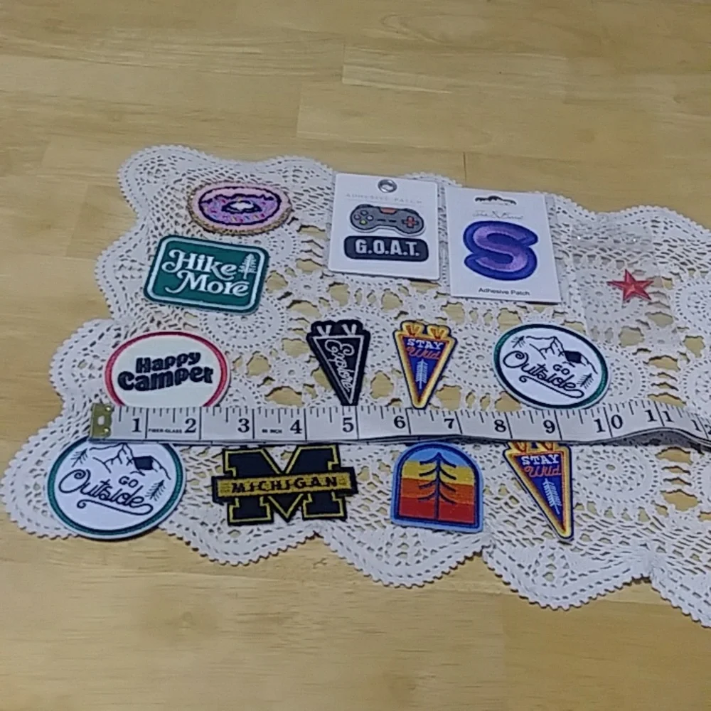 Patches bundle, sew-on or iron-on patches